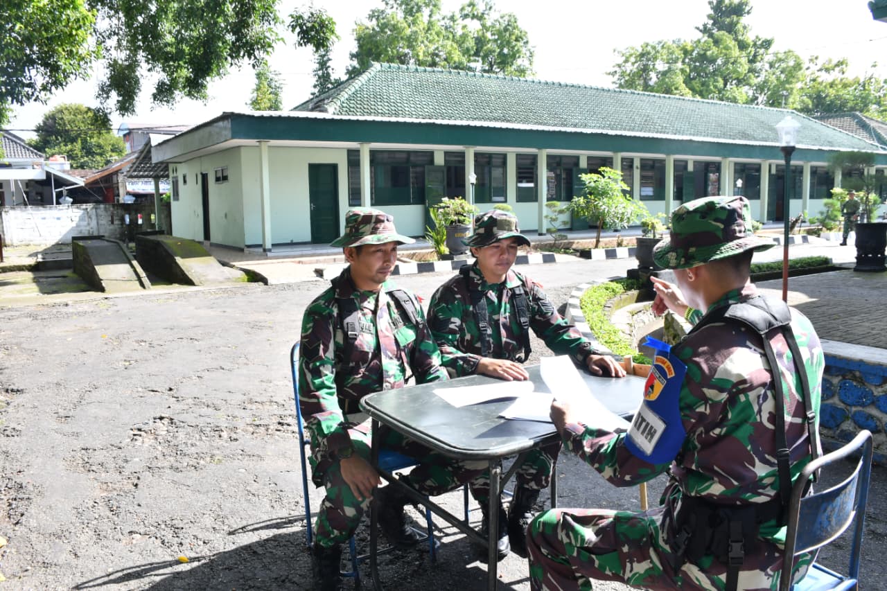 Kodim 0802/Ponorogo Menggelar Latihan Perorangan Dasar Intelijen Tahun 2026