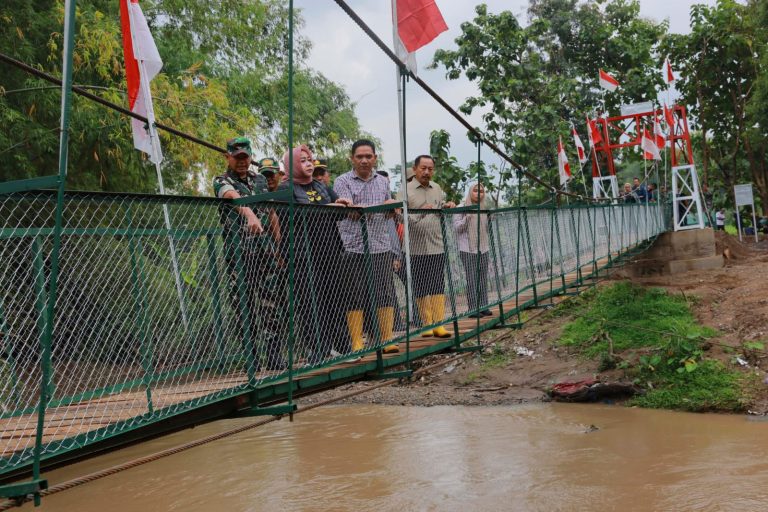 Pembangunan Jembatan Perintis Garuda Rampung, Plt. Bupati Ponorogo Beri Apresiasi