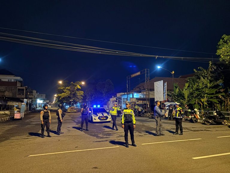 Polres Ponorogo Gelar Patroli, Situasi Kota Aman dan Kondusif