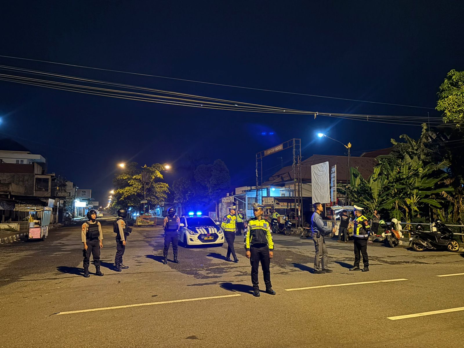 Polres Ponorogo Gelar Patroli, Situasi Kota Aman dan Kondusif