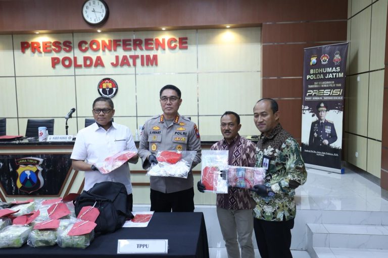 Polda Jatim Bongkar 2 Kasus Narkoba, Total 33,374 Kg Sabu Disita Satu Kurir Ditangkap