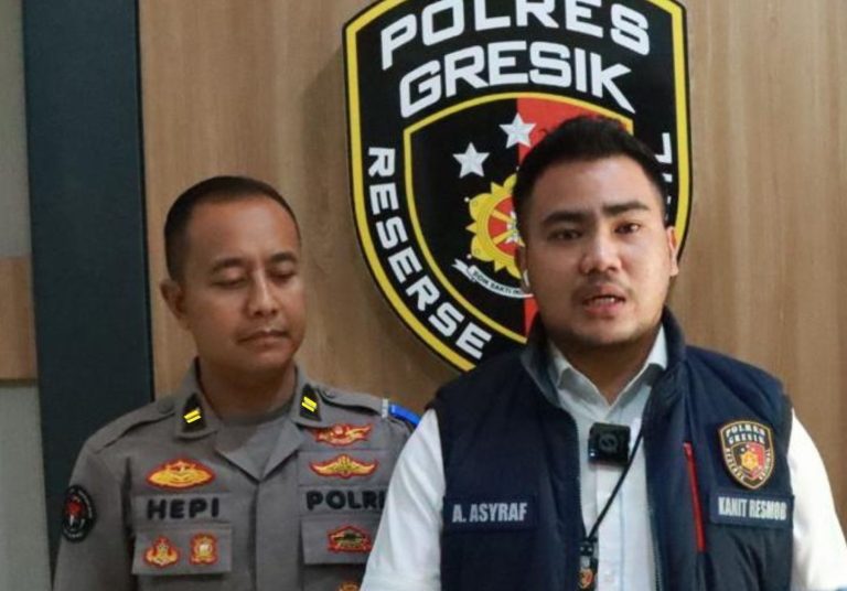 Kurang dari 24 Jam, Polres Gresik Amankan Tersangka Penganiayaan Saat Patrol Sahur