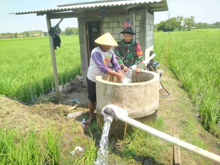 Pentingnya Babinsa Kodim Ponorogo Pendampingan Petani Dalam Manajemen Pengairan