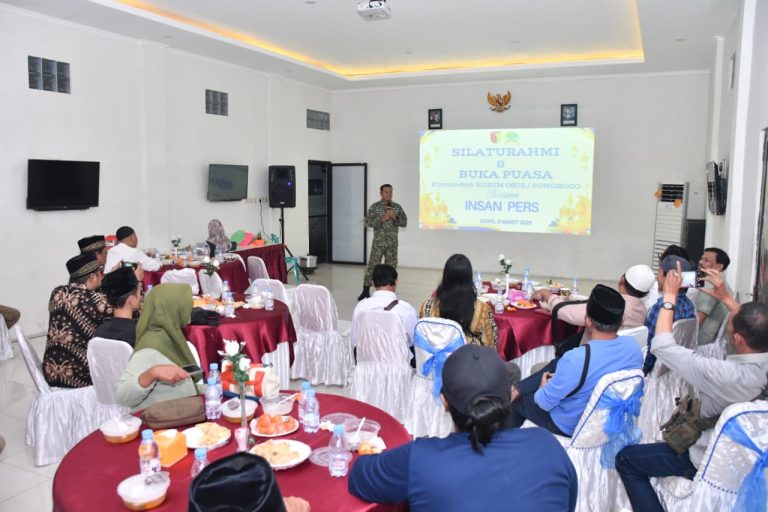 Kodim Ponorogo Gelar Silaturahmi dan Buka Puasa Bersama Insan Pers