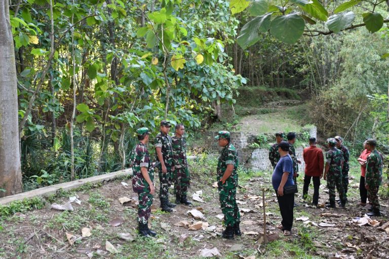 Dandim Ponorogo Dampingi Danrem 081/Dsj Tinjau Sasaran Pembangunan Jembatan Perintis Garuda dan Jembatan Armco