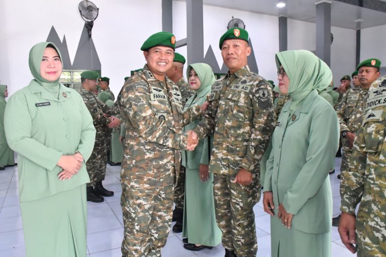Dandim Ponorogo Pimpin Acara Pelantikan Kenaikan Pangkat Anggota Periode 1  April 2026