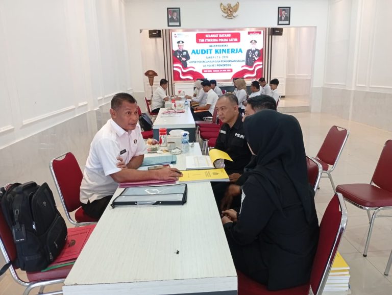 Audit Kinerja Polres Ponorogo, Wujud Penguatan Profesionalitas dan Akuntabilitas