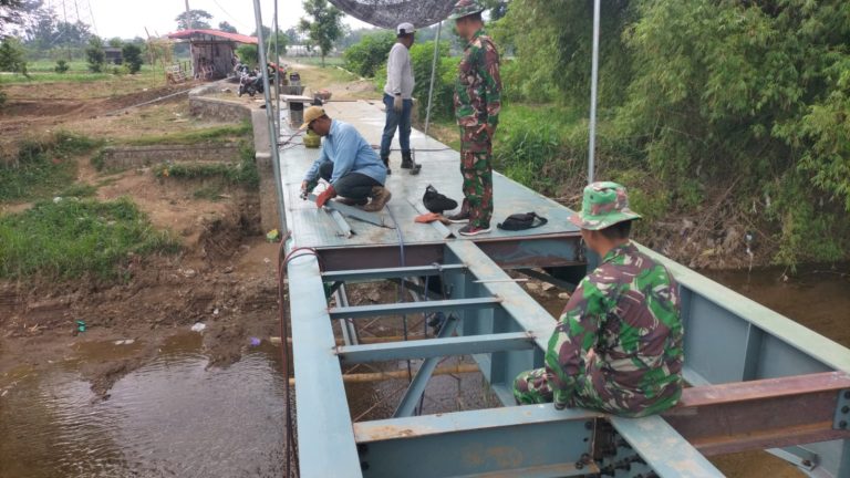 Tiga Jembatan Selesai 100 %, Kodim Ponorogo Kebut 1 Proyek Tersisa