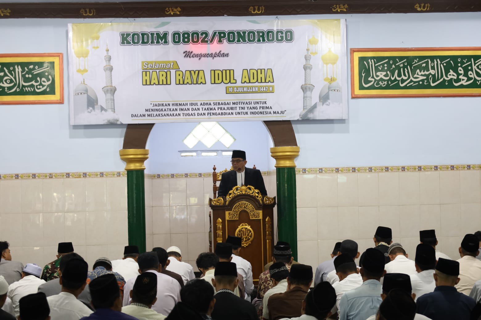Kodim Ponorogo Gelar Shalat Idul Adha 1447 H / 2026 M