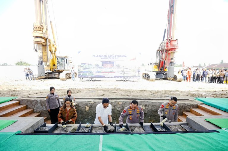 Peletakan Batu Pertama Pembangunan Mapolda DIY, Kapolri Ungkap Kedepankan 4 Konsep Smart City