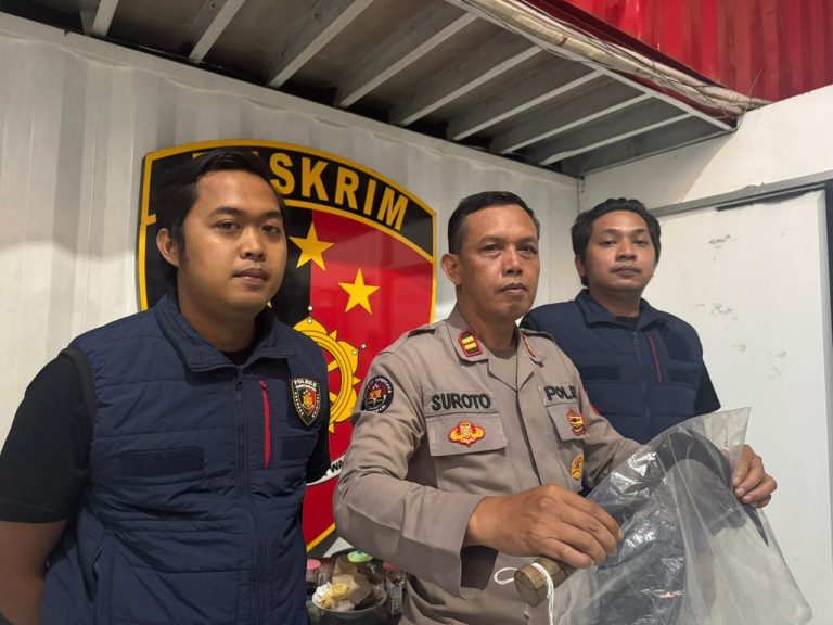 Polres Pelabuhan Tanjungperak Amankan Tersangka Pembunuhan di Wonokusumo Surabaya