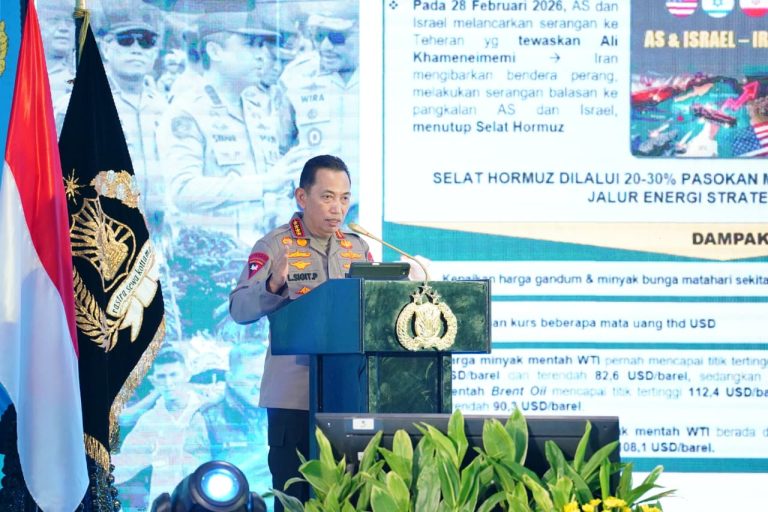 Buka Rakernis Reskrim, Kapolri Instruksikan Ciptakan Rasa Aman dan Keadilan untuk Masyarakat