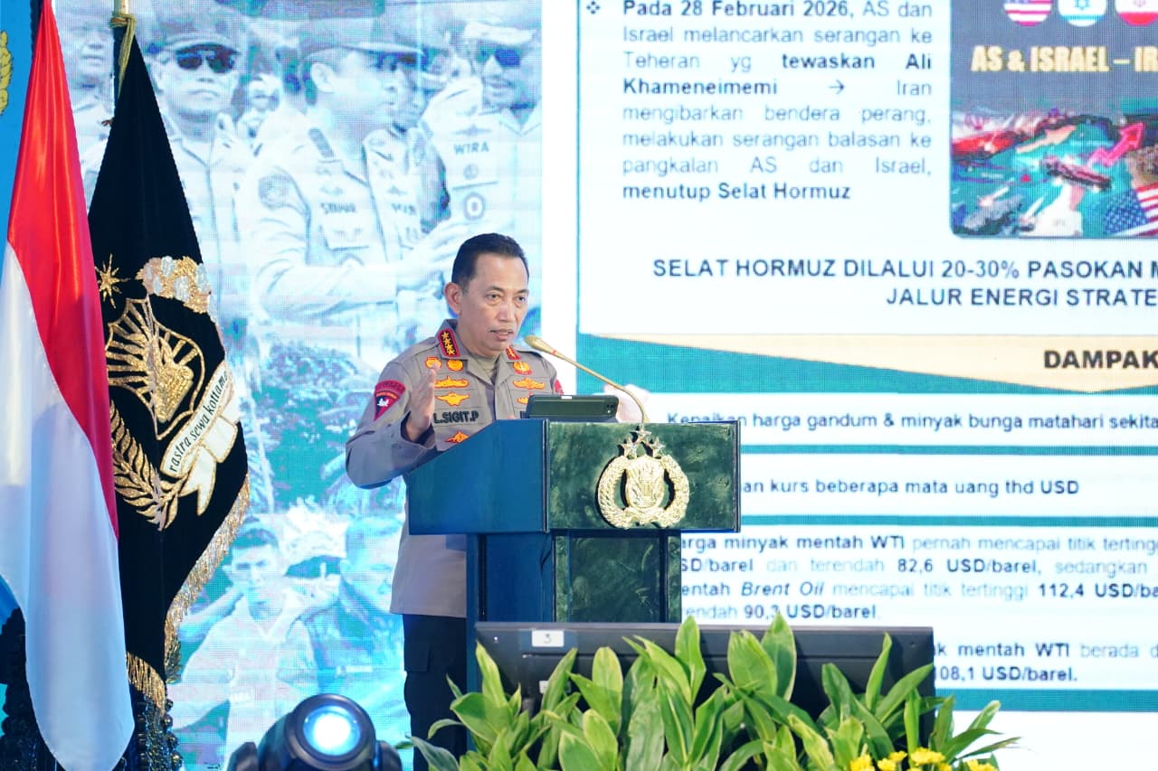 Buka Rakernis Reskrim, Kapolri Instruksikan Ciptakan Rasa Aman dan Keadilan untuk Masyarakat