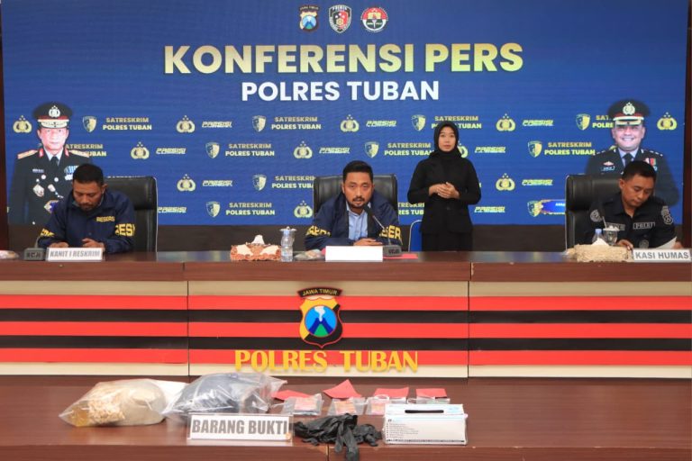 Polres Tuban Ungkap Jaringan Pengedar Uang Palsu 3 Tersangka Diamankan