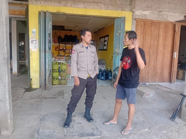 Polsek Bungkal Patroli Presisi KRYD, Sambangi SPBU dan BRI Antisipasi 3C