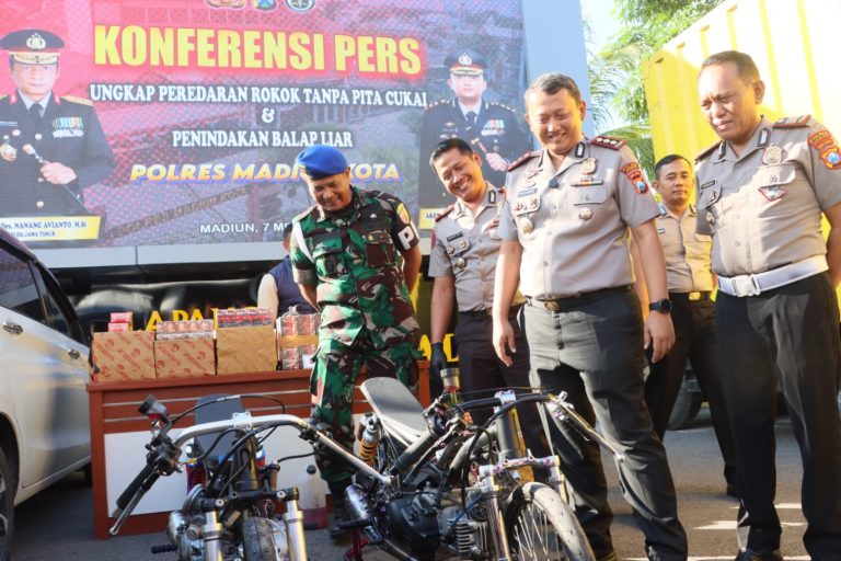 Polres Madiun Kota Gagalkan Aksi Balap Liar di Jiwan