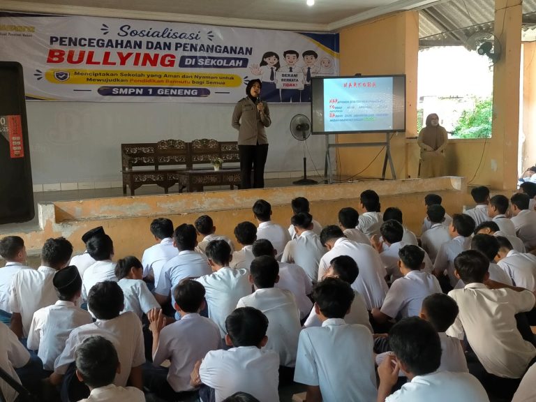 Polres Ngawi Edukasi Pelajar Cegah Bullying dan Narkoba Sejak Dini