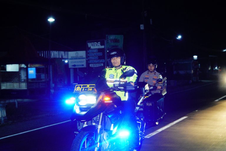 Polres Ponorogo Gelar Patroli Skala Besar Malam Takbir Idul Adha 1447 H