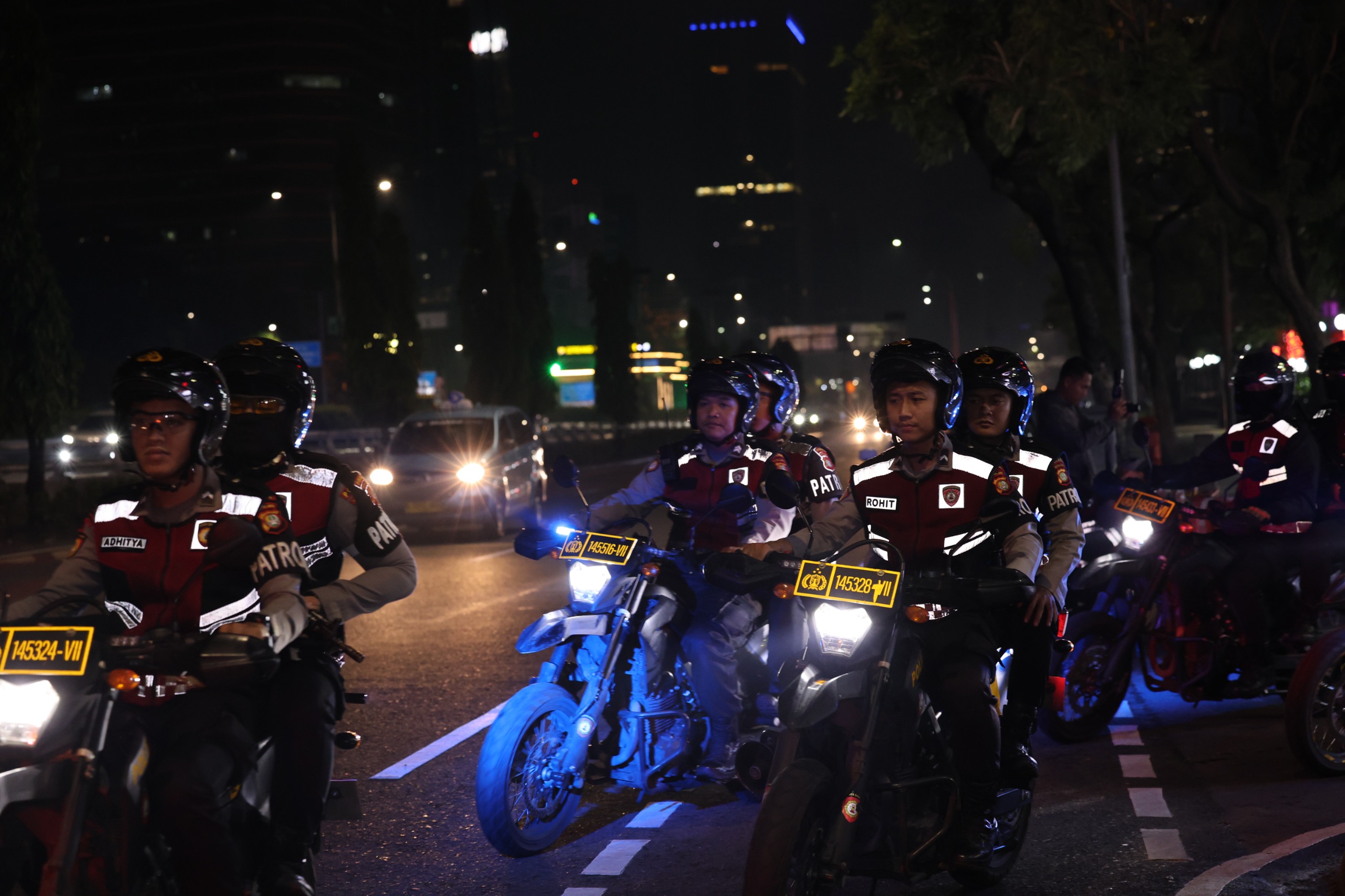 Polda Metro Tingkatkan Patroli Malam di Jakpus-Jakbar Cegah Kejahatan Jalanan