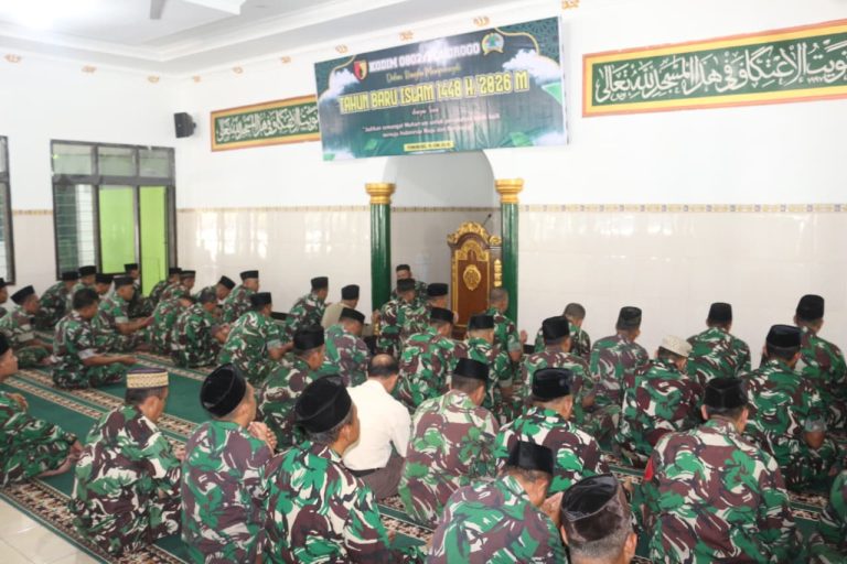 Kodim Ponorogo Gelar Doa Bersama 1 Muharram 1448 H / 2026 M