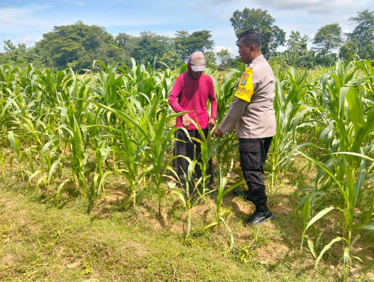 Polres Ponorogo Intensifkan Monitoring Program Pekarangan Bergizi untuk Dukung Swasembada Pangan