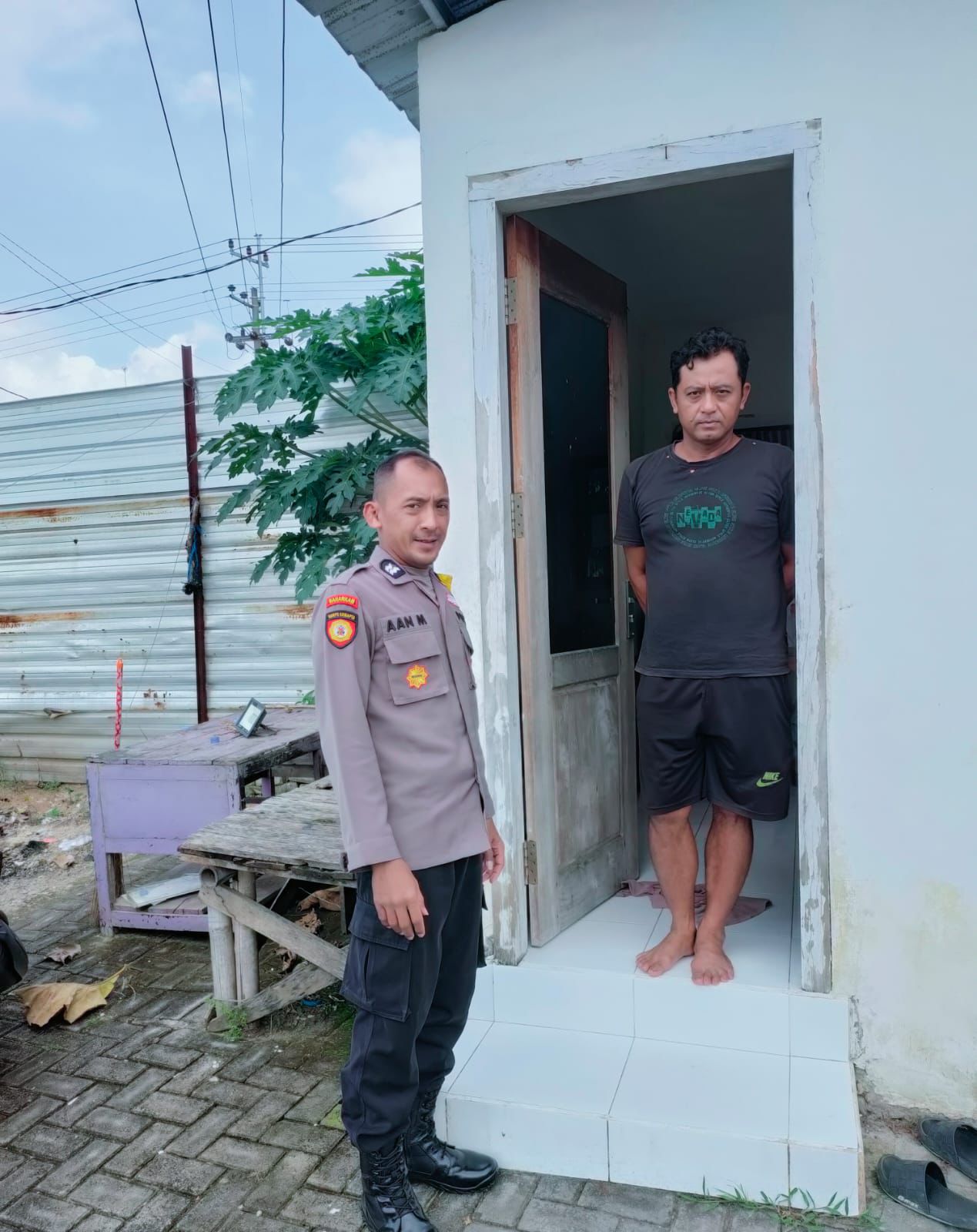 Bhabinkamtibmas Desa Nailan Polsek Slahung Lakukan Kunjungan ke Rumah Warga, Perkuat Harkamtibmas