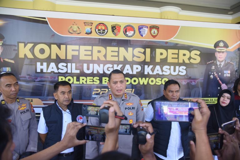 Tindakan Tegas Terukur, Polres Bondowoso Amankan Tersangka Perampokan Berclurit