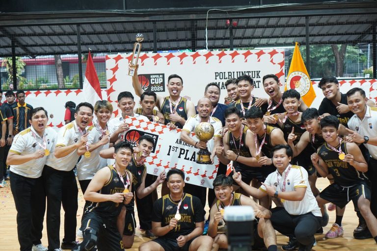 Tim Basket Polda Jatim Juara 1 Kapolri Cup 2026
