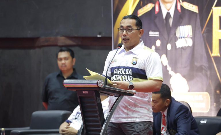 Hari Bhayangkara ke – 80, Polda Jatim Buka Kejuaraan Karate Kapolda Cup 2026 Momentum Lahirkan Atlet Berprestasi