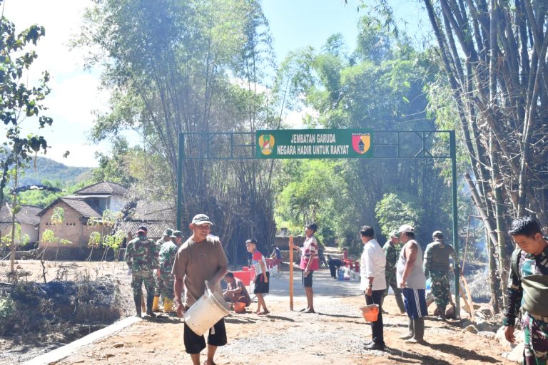 Jembatan Garuda Datang, Jarak 2000 Meter Jadi 200 Meter