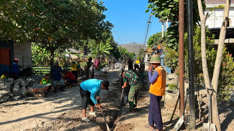 Desanya Dibangun TNI, Warga Senang Bukan Kepalang