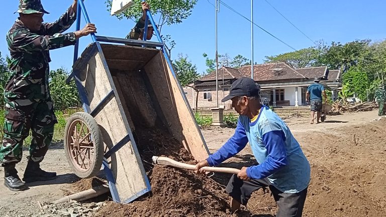 Danki Satgas TMMD 129 Bulu Lor Ajak Anggota Giat Bekerja