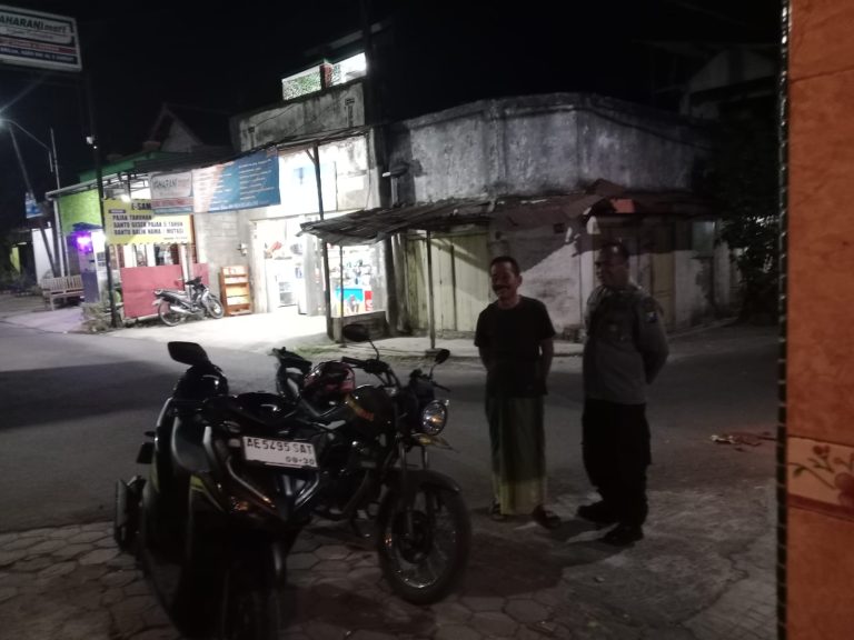 Polsek Badegan Gelar Patroli KRYD, Antisipasi 3C hingga Amankan Turnamen Bola Voli