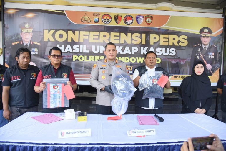 Polres Bondowoso Amankan Tersangka Percobaan Pembobolan ATM dan Pencurian di Tiga Lokasi