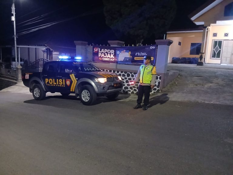 Polsek Pudak Intensifkan Patroli Blue Light, Ciptakan Rasa Aman di Tengah Masyarakat