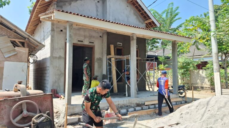 CAPAI PROGRES 80 PERSEN, HASIL REHAB RTLH TMMD KE-129 SIAP DIHUNI KEMBALI