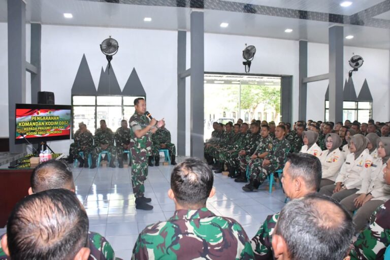 Jamdan, Dandim Ponorogo Ajak Anggota Terus Bekerja Maksimal dan Penuh Rasa Syukur