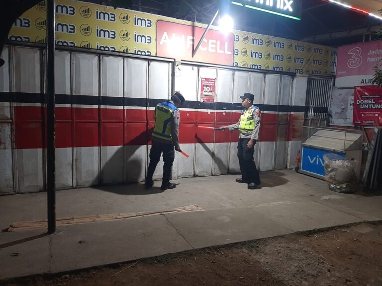 Polsek Sawoo Intensifkan Patroli Presisi KRYD, Cegah Kriminalitas dan Laka Lantas pada Malam Hari