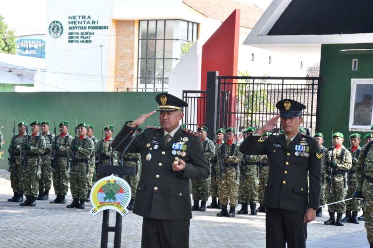 Kodim Ponorogo Gelar Upacara Ziarah Nasional Peringati HUT Ke-81 TNI Tahun 2026
