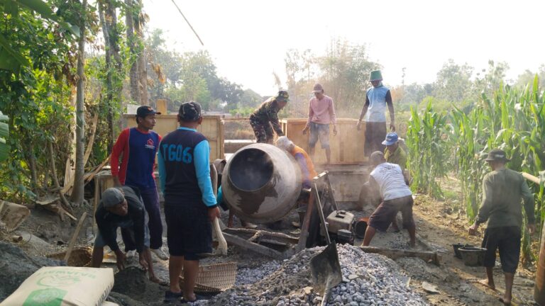 Kodim Ponorogo Bangun Lima Jembatan Perintis Garuda Tahap VII, Bukti Pemerintah Terus Hadir Untuk Rakyat