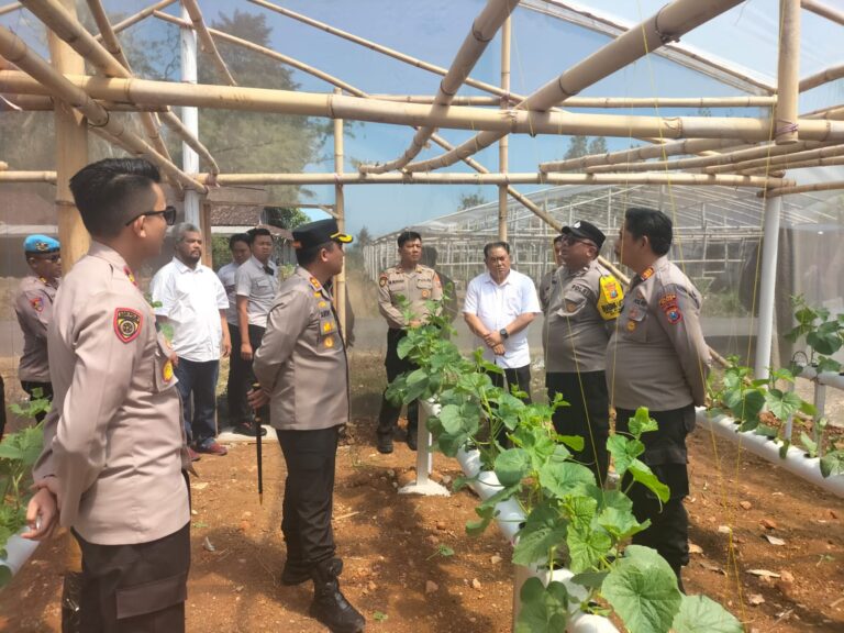 Polres Blitar Komitmen Kawal Swasembada Pangan Melalui Pemanfaatan Lahan Produktif