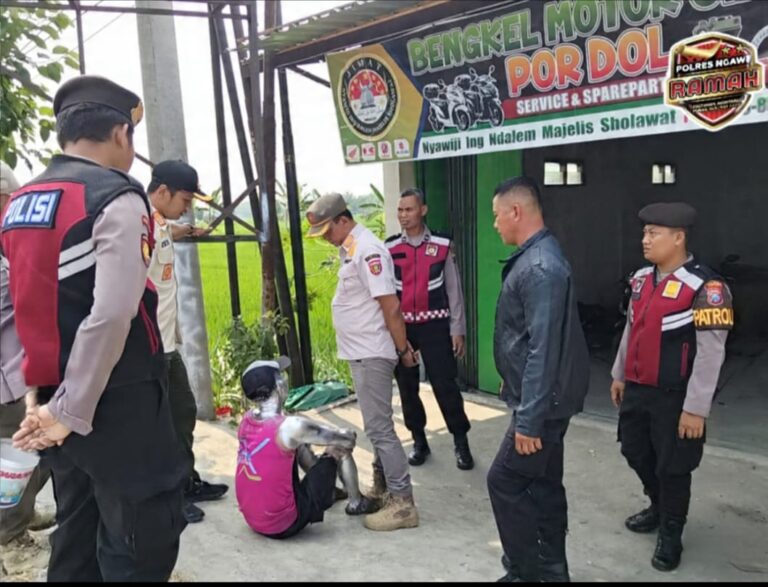 Polres Ngawi Amankan Komplotan Pencuri Diesel Petani, Beraksi di 5 TKP