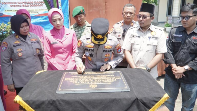 Polres Pasuruan Bangun Sumur Bor untuk Masyarakat di Randugong, Atasi Dampak Kemarau