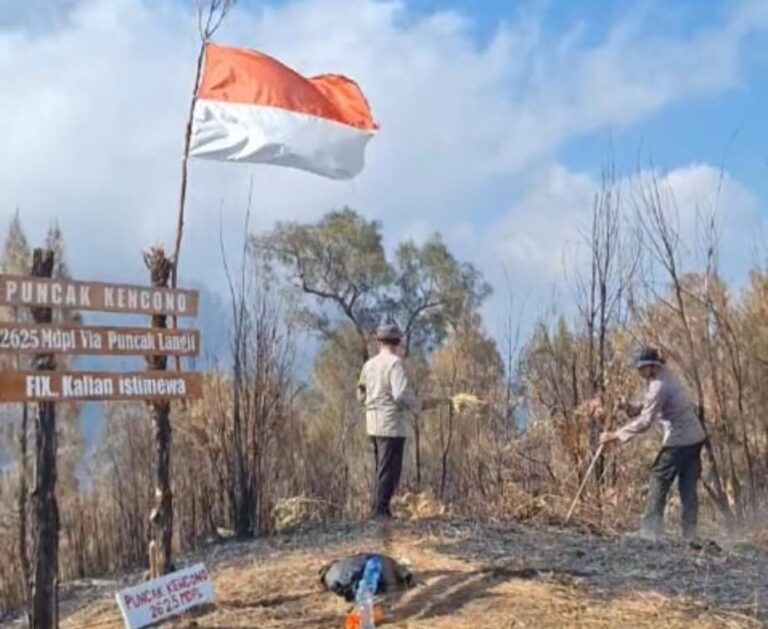 Polres Blitar dan Tim Gabungan Intensifkan Patroli Pemantauan, Antisipasi Karhutla Gunung Butak