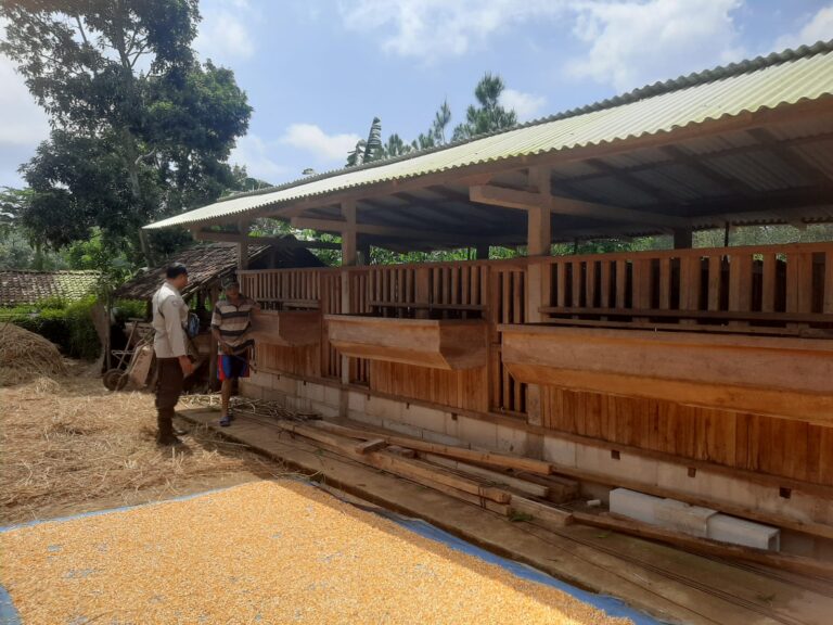 Bhabinkamtibmas Baosan Lor Sambangi Peternak Kambing, Dukung Ketahanan Pangan
