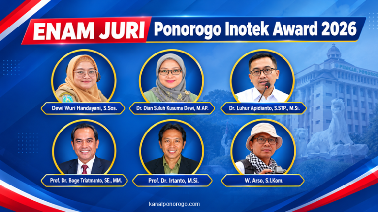 Ponorogo Inotek Award 2026, Ini Profil Enam Juri Penilai Inovasi