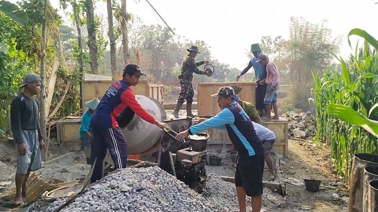 Proyek Pembangunan Lima Jembatan Perintis Garuda Tahap VII di Kodim Ponorogo Dikebut, Berikut Capaiannya