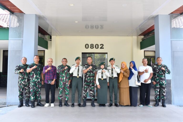 Dandim Ponorogo Terima Kujungan Siswa SMAN 5 Taruna Brawijaya
