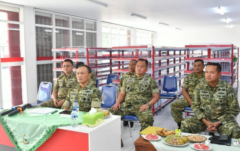 Dandim Ponorogo Dampingi Tim Verval Mabes TNI Vidcon Evaluasi Percepatan Pembangunan KDKMP Bersama Kasad