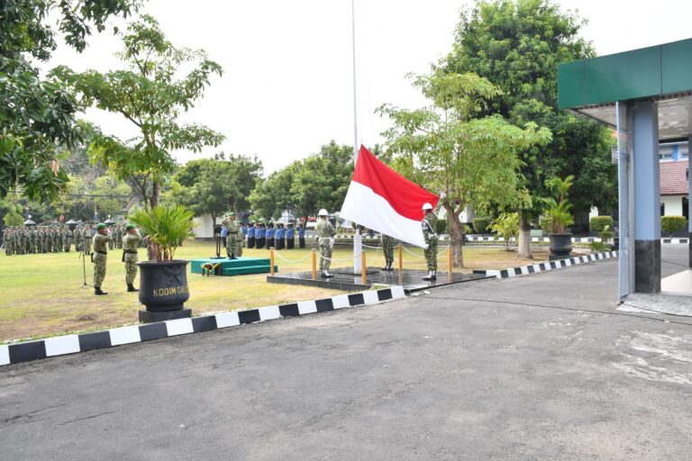 Kodim Ponorogo Menggelar Upacara Peringatan Hari Sumpah Pemuda Ke-98